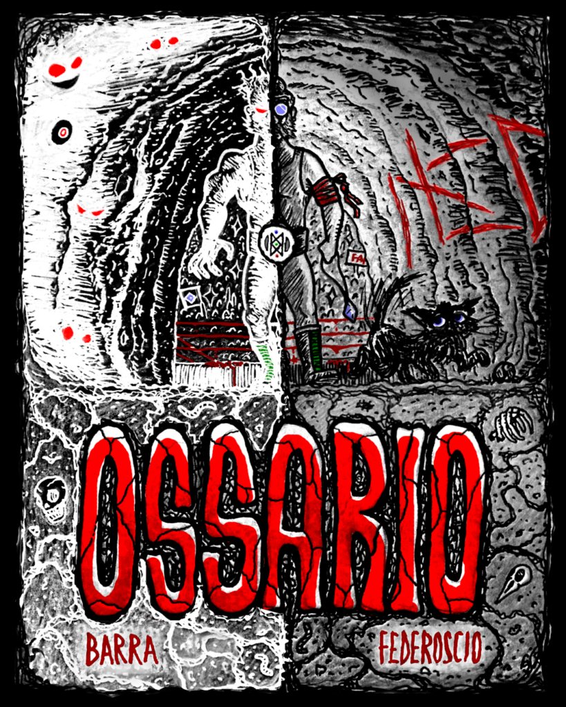Ossario - Fumetto realizzato dal Chaos con la revisione di Federoscio (Federico Gomato) e BARRA (Alessandro Vantaggio)